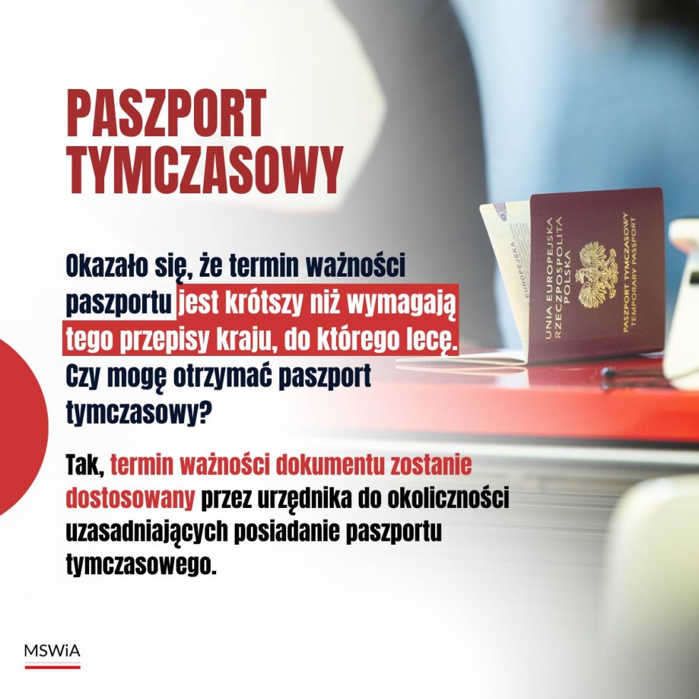Na gdańskim lotnisku działa punkt wydawania paszportów tymczasowych.