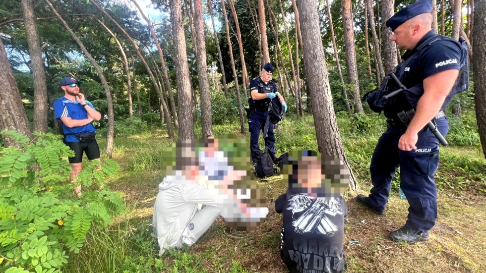 Stegna. 17-letni plażowicz zatrzymany za posiadanie narkotyków.