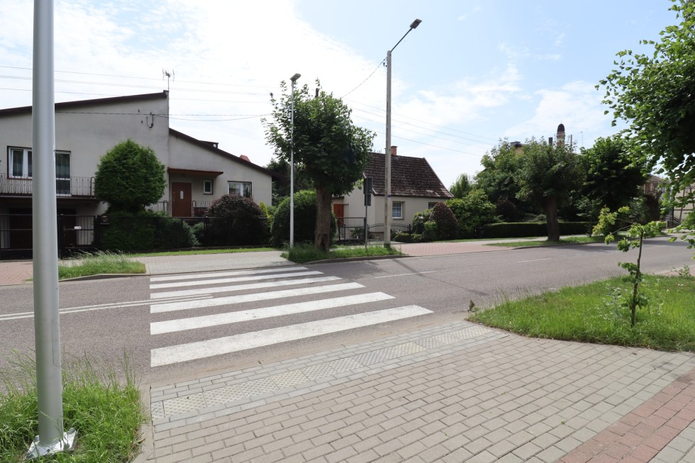 Nowy Staw. Nowe przejścia dla pieszych.