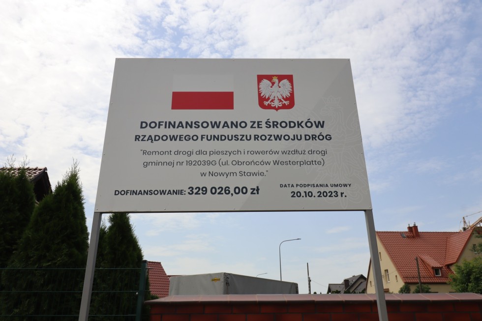 Koniec kolejnej inwestycji w Nowym Stawie.