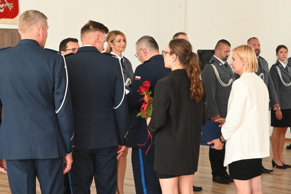 Wspólne obchody Święta Policji funkcjonariuszy z Malborka i Nowego Dworu Gdańskiego.