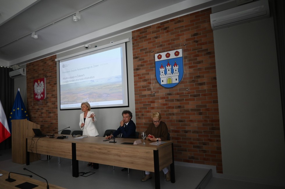 Spotkanie samorządowców z Zespołem Parlamentarnym ds. Żuław w Nowym Dworze Gdańskim.