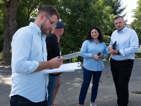 Powiat nowodworski. Końcowy odbiór przebudowy drogi w Płoninach.