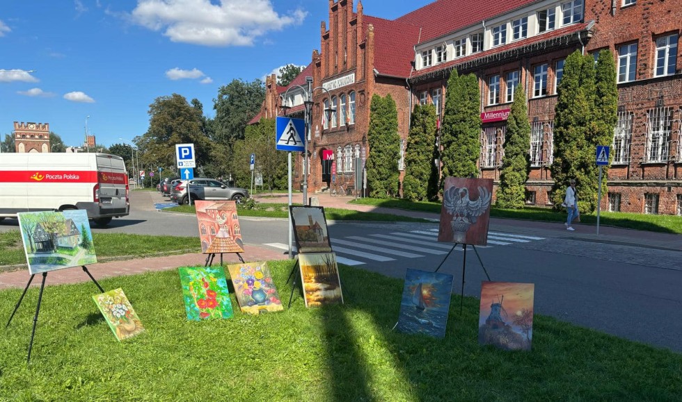Malbork. Plener malarski Stowarzyszenia Marynistów Polskich.