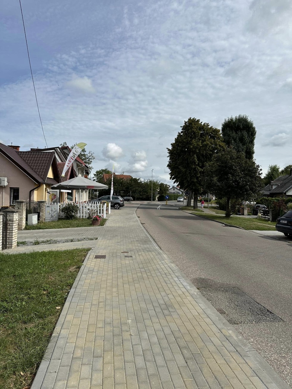 Nowy Dwór Gdański. Koniec remontu chodników.