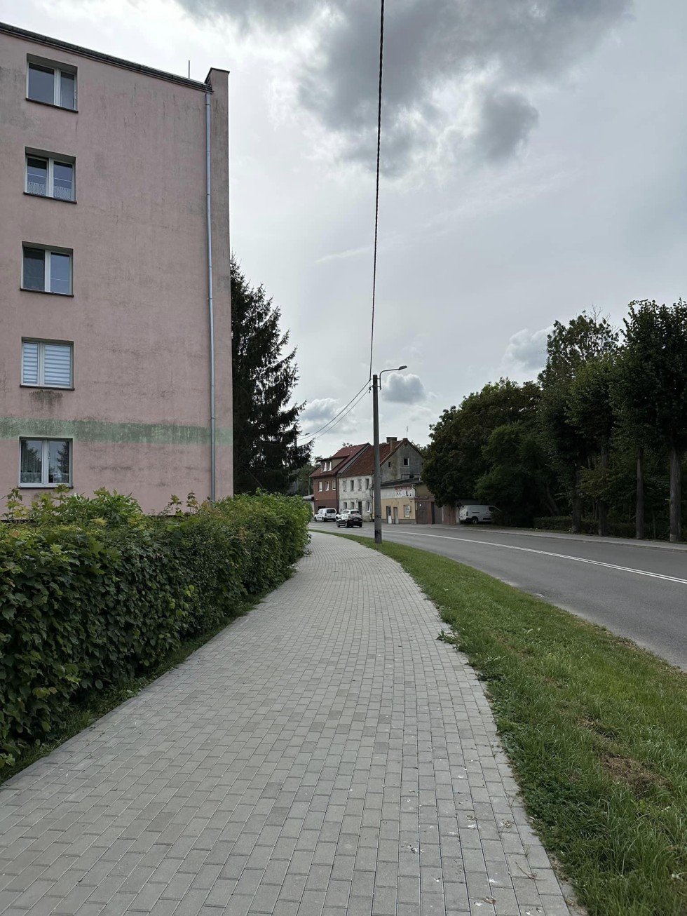 Nowy Dwór Gdański. Koniec remontu chodników.