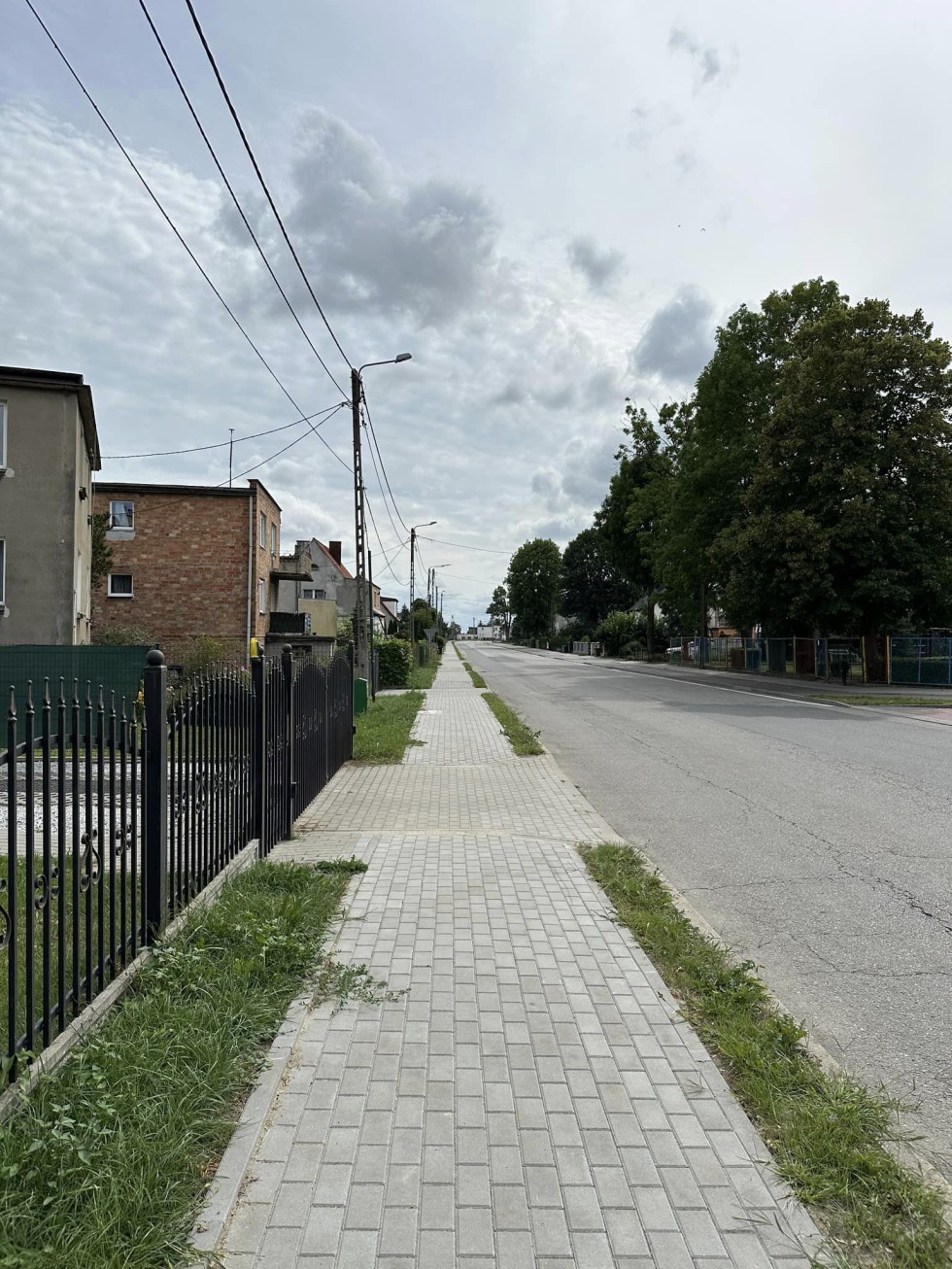 Nowy Dwór Gdański. Koniec remontu chodników.