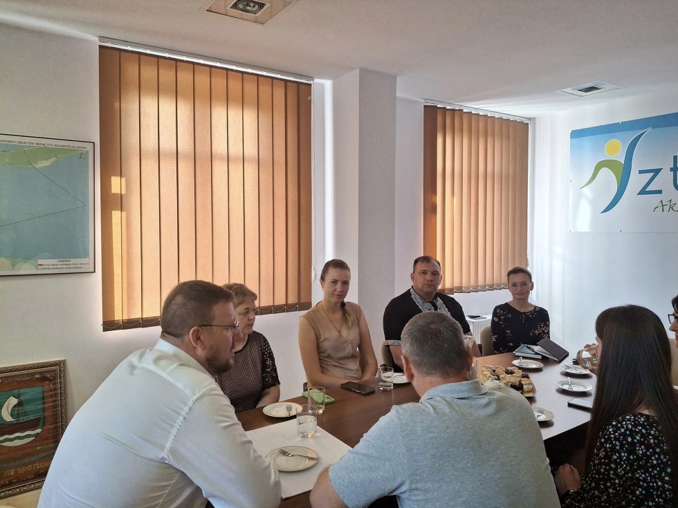 Delegacja z Ukrainy z wizytą w Powiecie Nowodworskim.