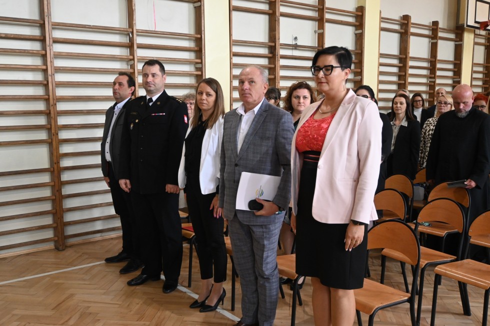 Nowy Dwór Gdański. Uroczystości z okazji Dnia Edukacji Narodowej.