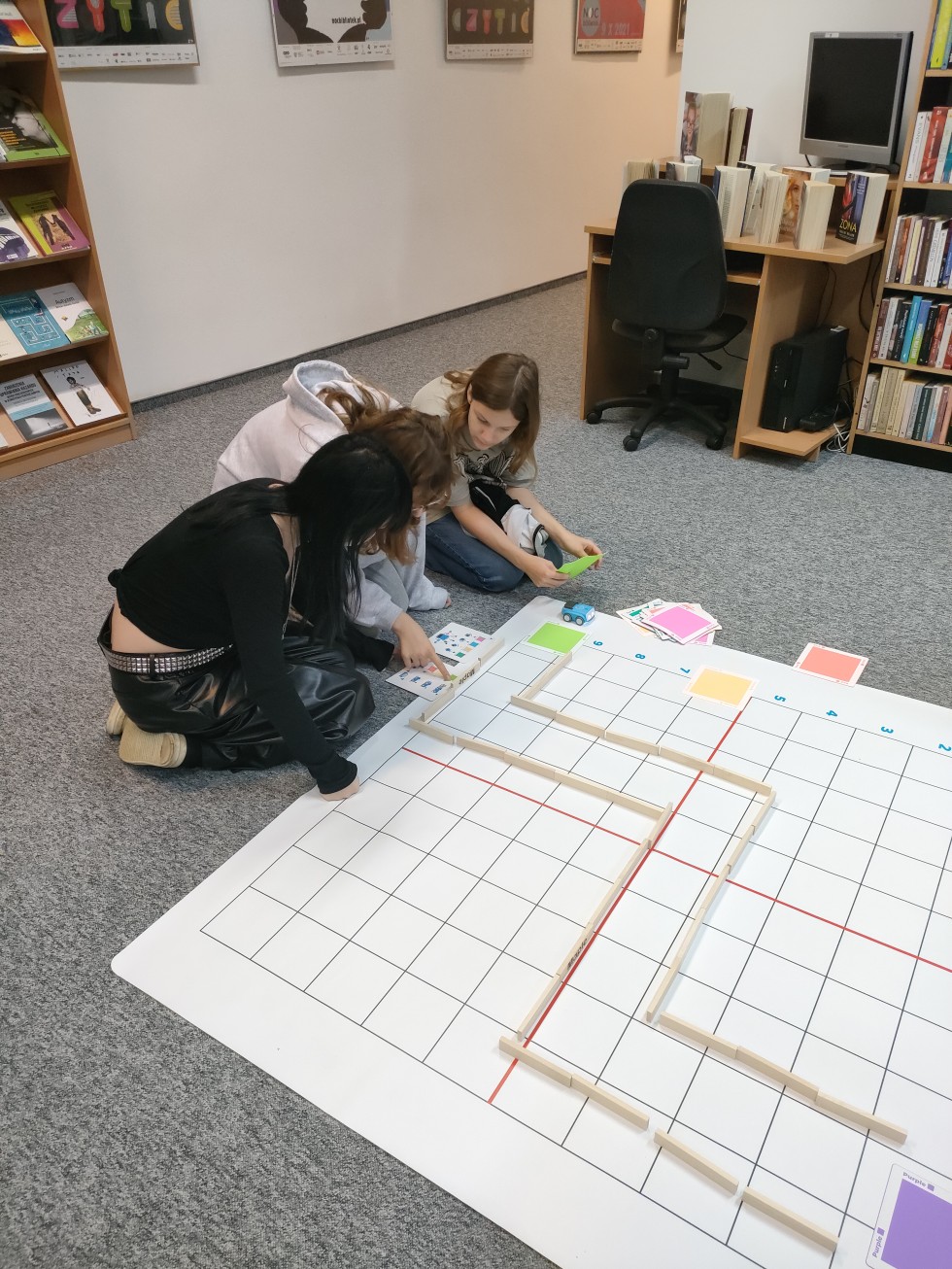 Malbork. Moc bibliotek - za nami gra terenowa w ramach Ogólnopolskiej Nocy Bibliotek.