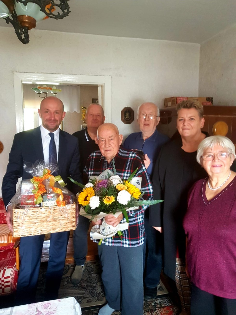 101. urodziny Jana Małochwieja - mieszkańca Gminy Sztum.