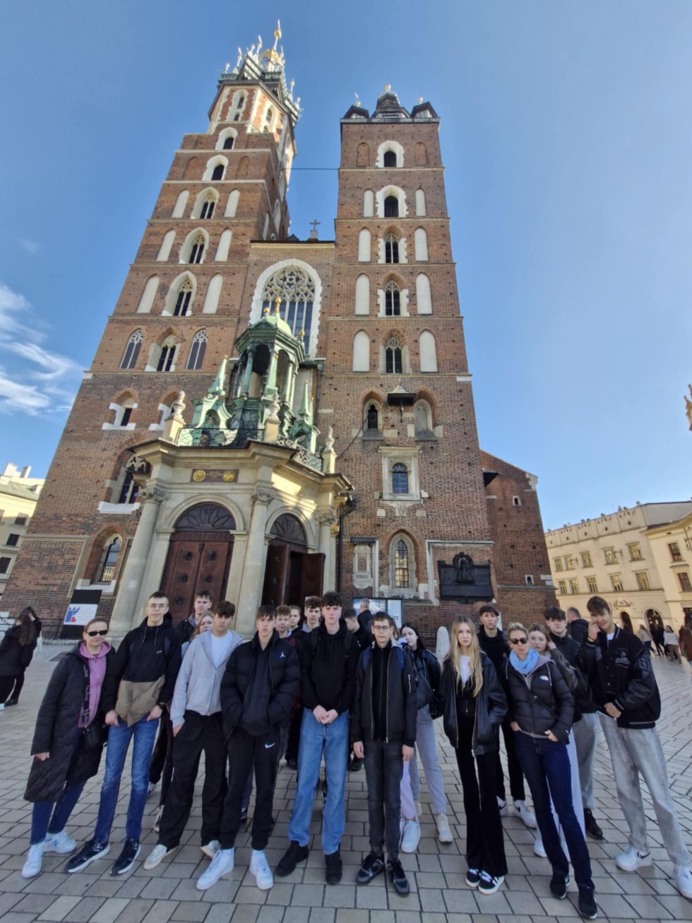 Malbork. Podróże z klasą uczniów Technikum nr 3.