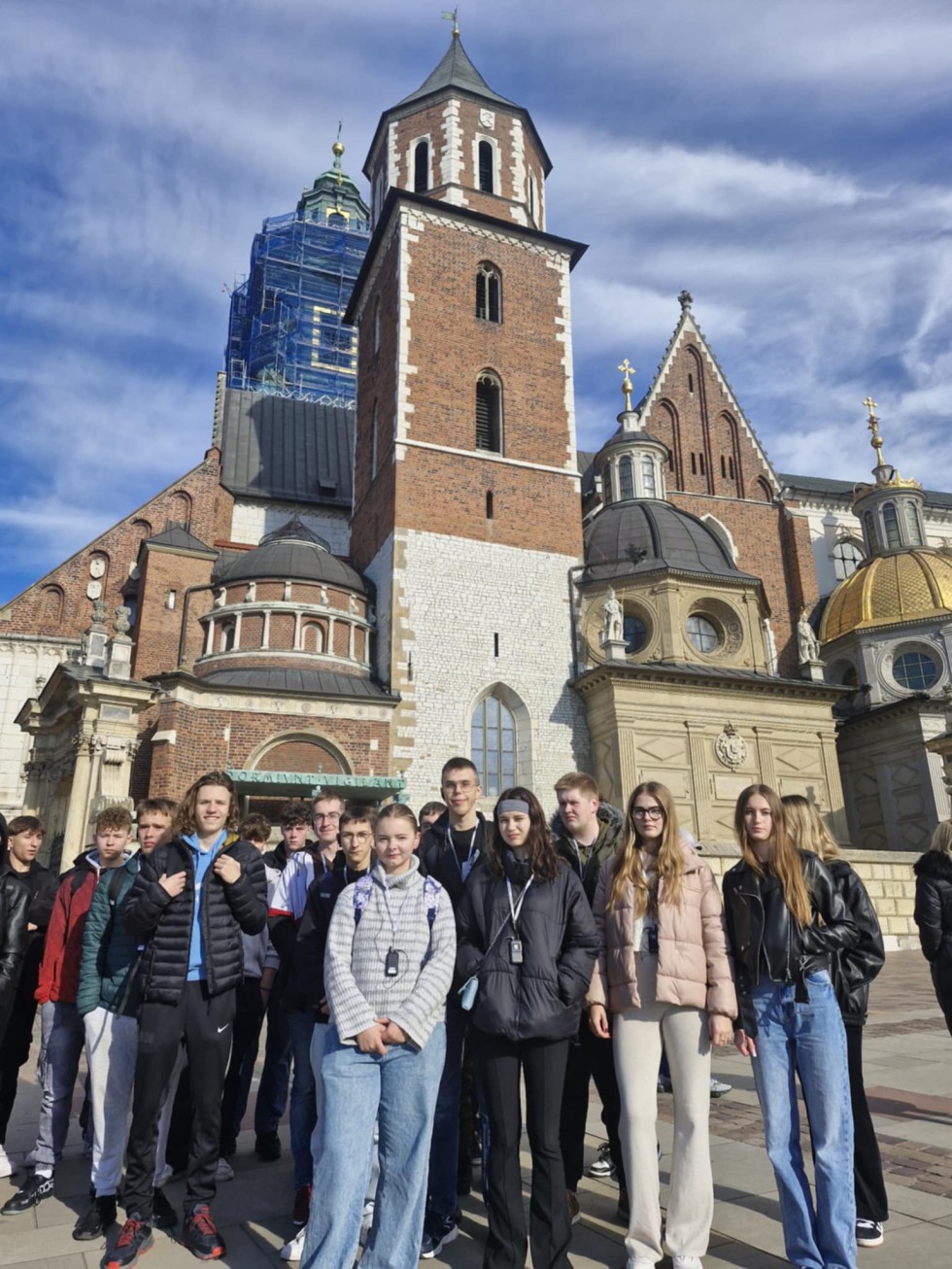 Malbork. Podróże z klasą uczniów Technikum nr 3.
