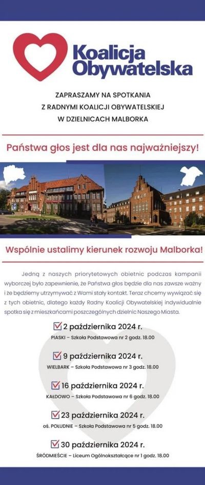 Brak ławek i koszy na śmieci, kompetencje Straży Miejskiej – radni Koalicji Obywatelskiej spotkali się z mieszkańcami Osiedla Południe. Wideo