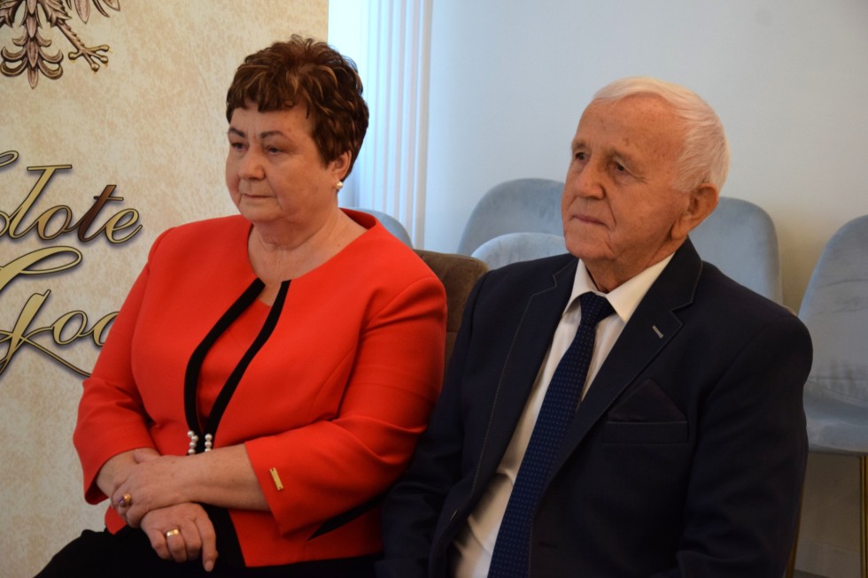 Nowy Dwór Gdański. Złote Gody państwa Barbary i Stanisława Górskich.