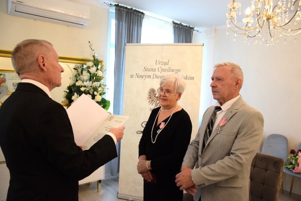 Nowy Dwór Gdański. Złote Gody państwa Krystyny i Stanisława Müller.