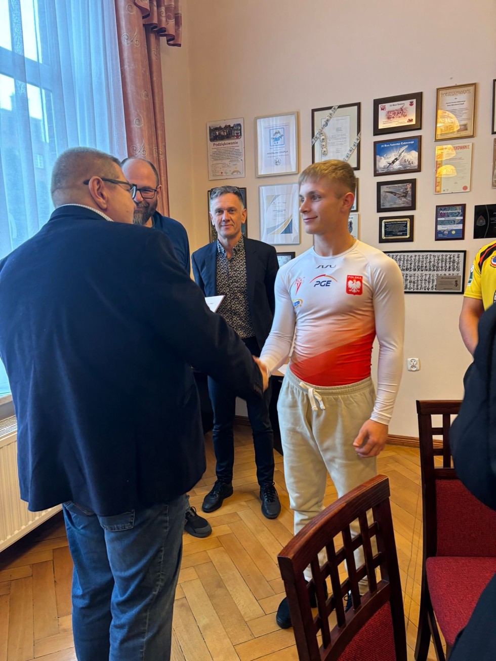 Malbork. Podziękowania i gratulacje dla złotych medalistów z Młodzieżowego Ośrodka Wychowawczego.