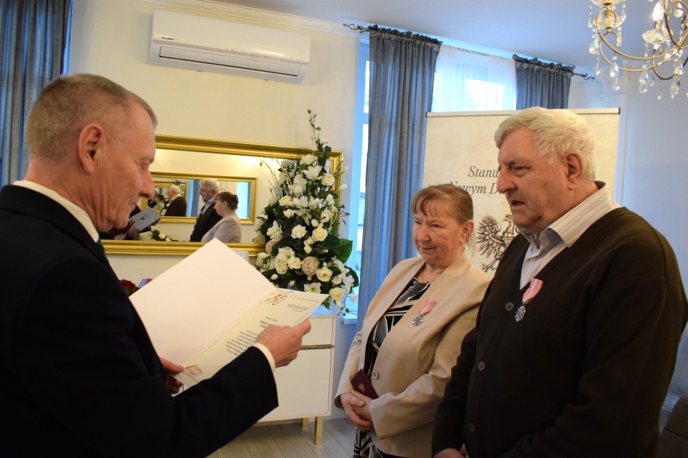 Nowy Dwór Gdański. Jubileusz 50-lecia małżeństwa państwa Danuty i Adama Kubiak.