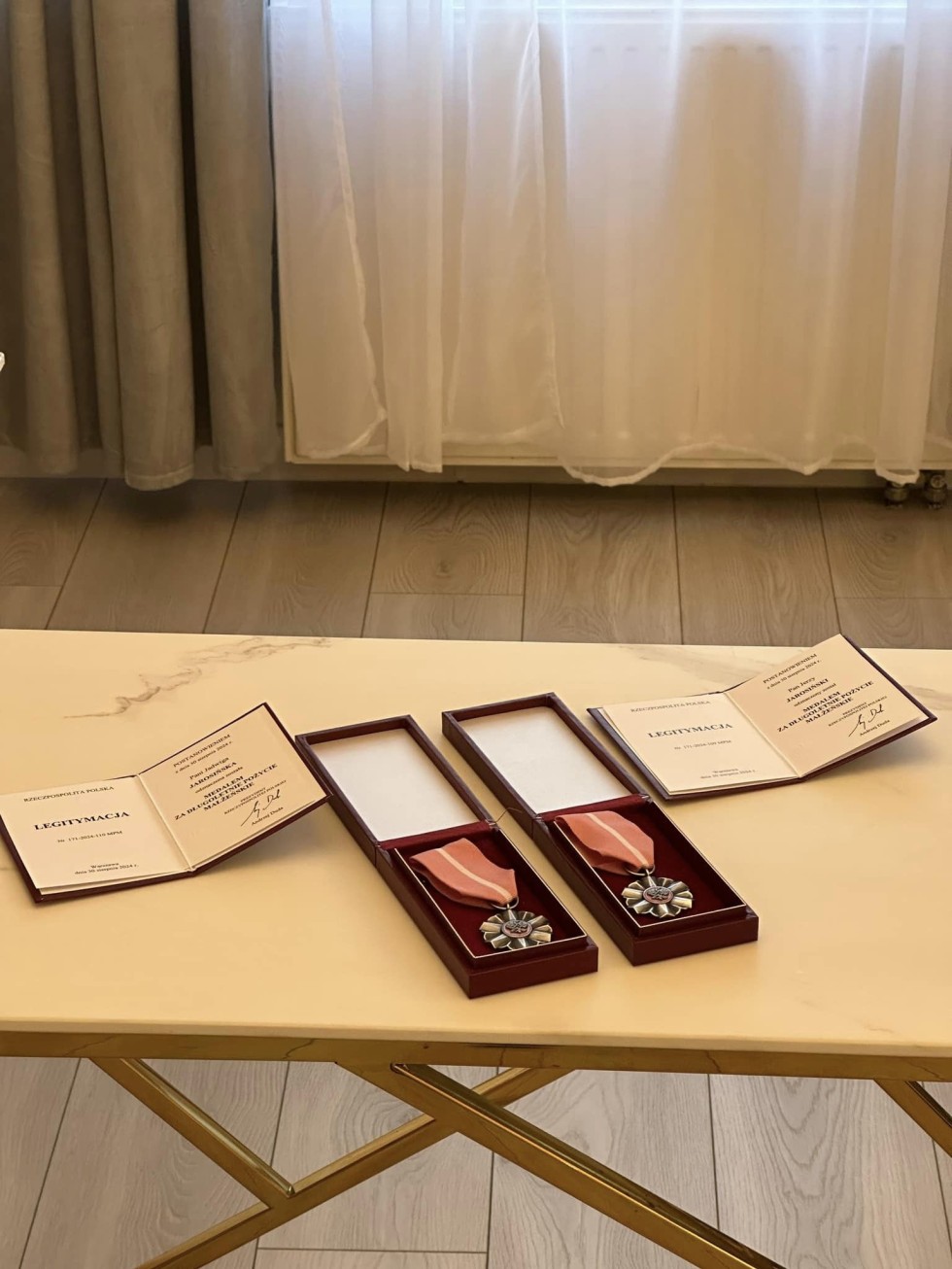 Nowy Dwór Gdański. Złote Gody państwa Jadwigi i Jerzego Jarosińskich.
