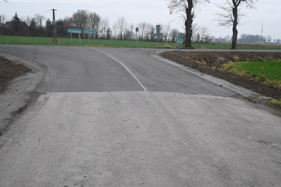Odbiór końcowy przebudowanej drogi powiatowej Palczewo – Lichnowy.