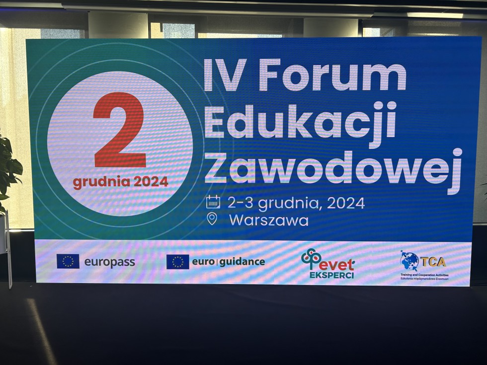 Malbork. Dyrektor Technikum nr 3 Jan Stawicki uczestnikiem Forum Edukacji Zawodowej.