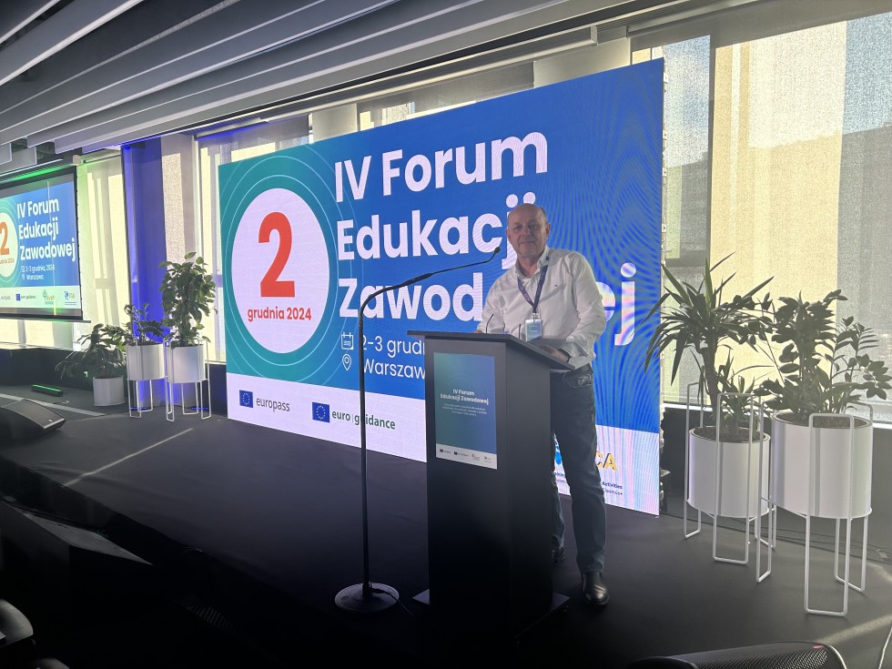 Malbork. Dyrektor Technikum nr 3 Jan Stawicki uczestnikiem Forum Edukacji Zawodowej.
