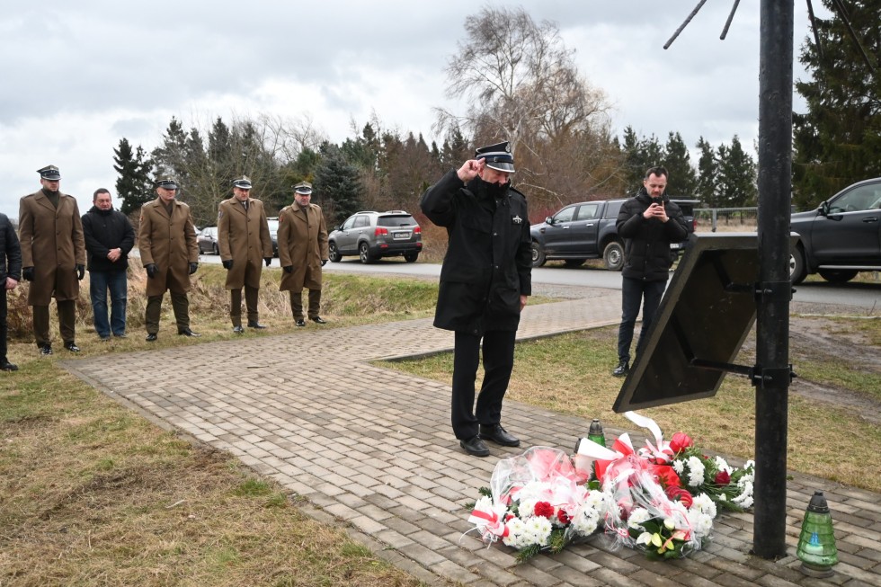 Nowy Dwór Gdański. Hołd czołgistom - ofiarom stanu wojennego.