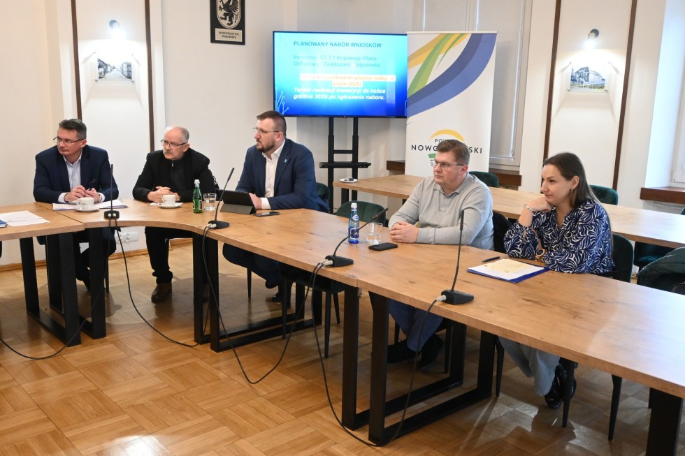 Zebranie Członków Lokalnego Partnerstwa do spraw Wody Powiatu Nowodworskiego.