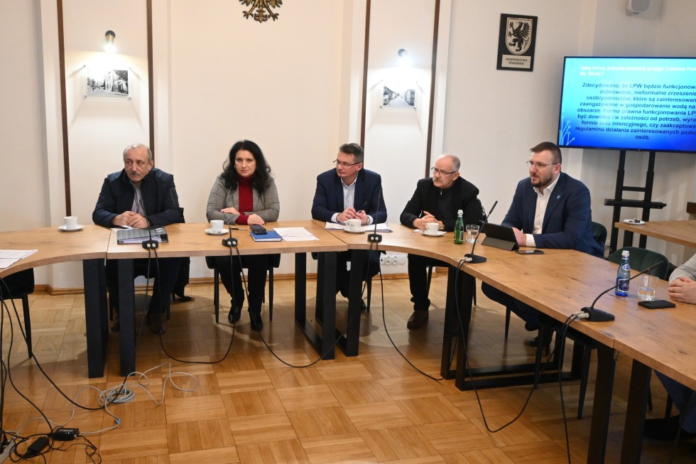 Zebranie Członków Lokalnego Partnerstwa do spraw Wody Powiatu Nowodworskiego.