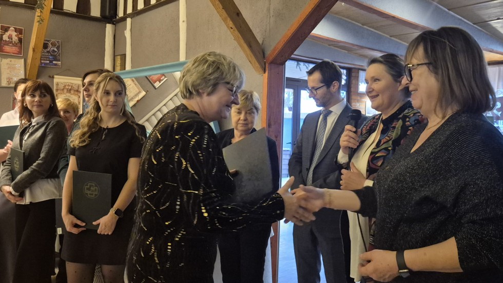 Malbork. Przedświąteczne spotkanie pracowników Powiatowego Centrum Zdrowia.