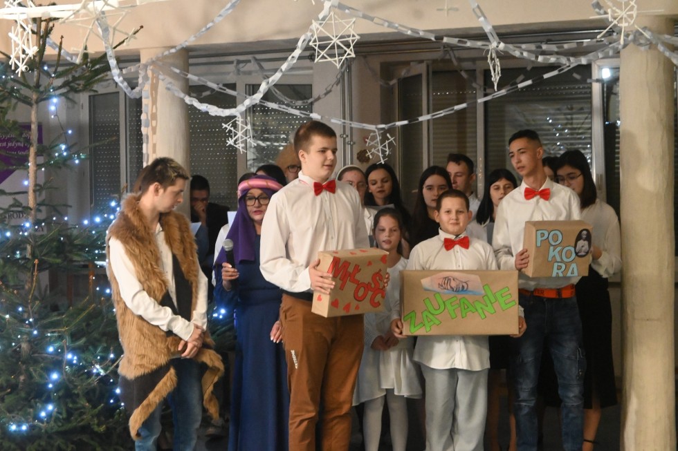 Nowy Dwór Gdański. Spotkania wigilijne i jasełka bożonarodzeniowe.