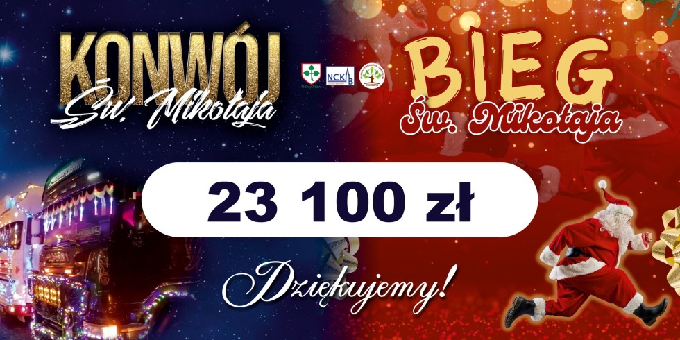Organizatorzy podsumowali akcję dobroczynną Konwój i Bieg św. Mikołaja w Nowym Stawie.