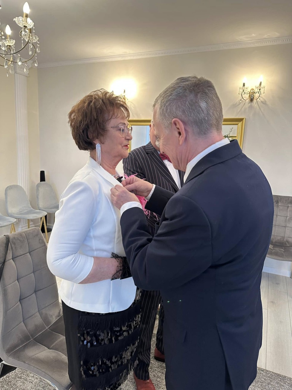 Nowy Dwór Gdański. Złote Gody państwa Barbary i Krzysztofa Głodnickich.