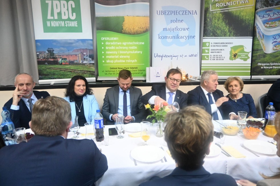 Noworoczne spotkanie Rady Powiatowej Pomorskiej Izby Rolniczej.