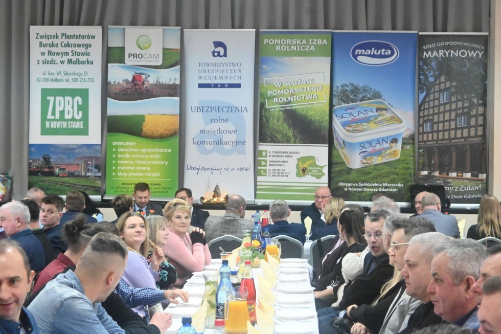 Noworoczne spotkanie Rady Powiatowej Pomorskiej Izby Rolniczej.