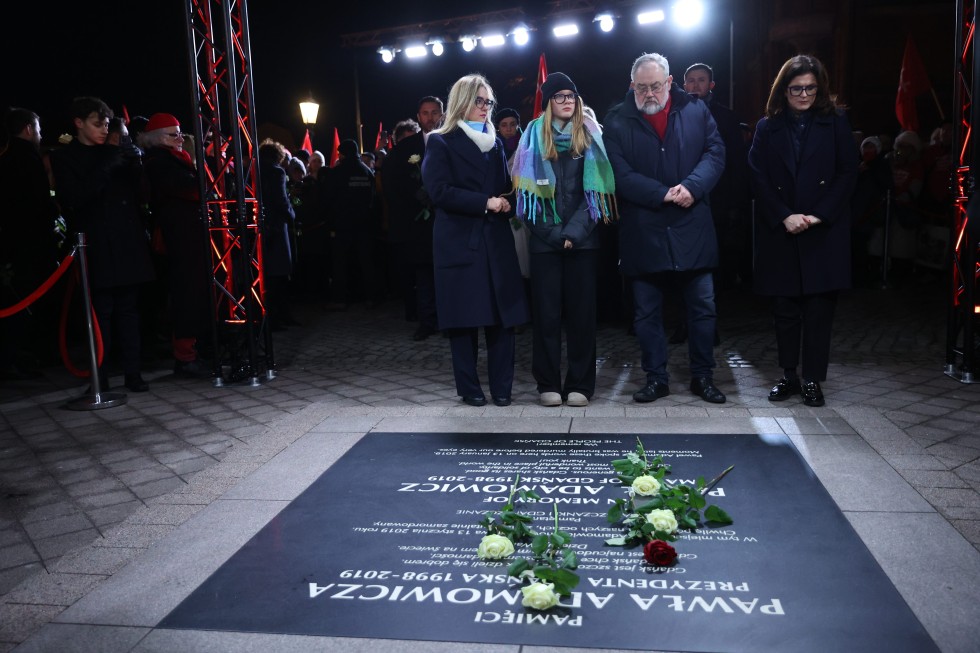 Upamiętnienie Pawła Adamowicza w szóstą rocznicę tragicznych wydarzeń