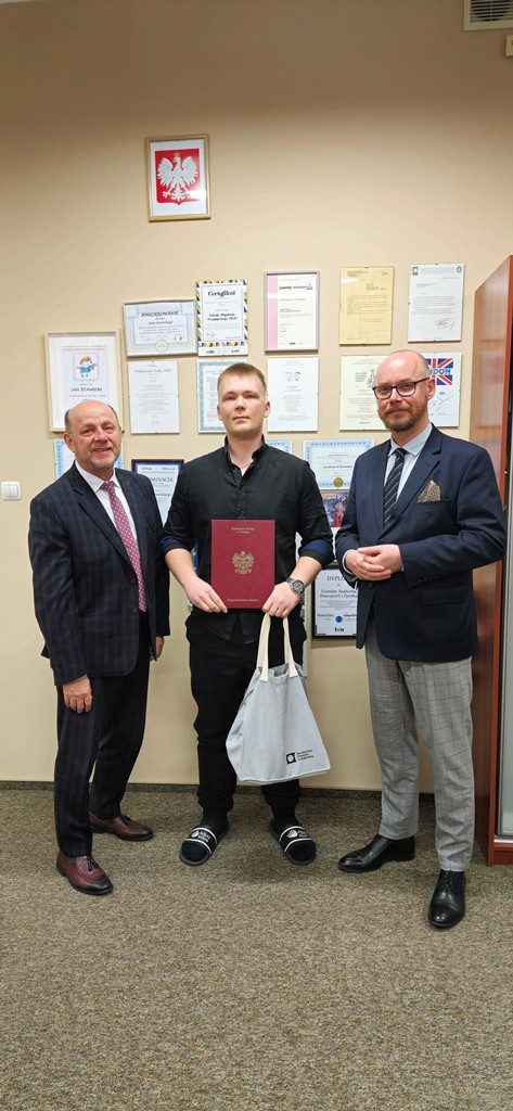 Pomorski Kurator Oświaty odwiedził Technikum nr 3 w Malborku.