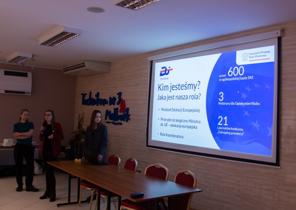 W Malborku spotkały się regionalne Szkolne Kluby Europejskie.