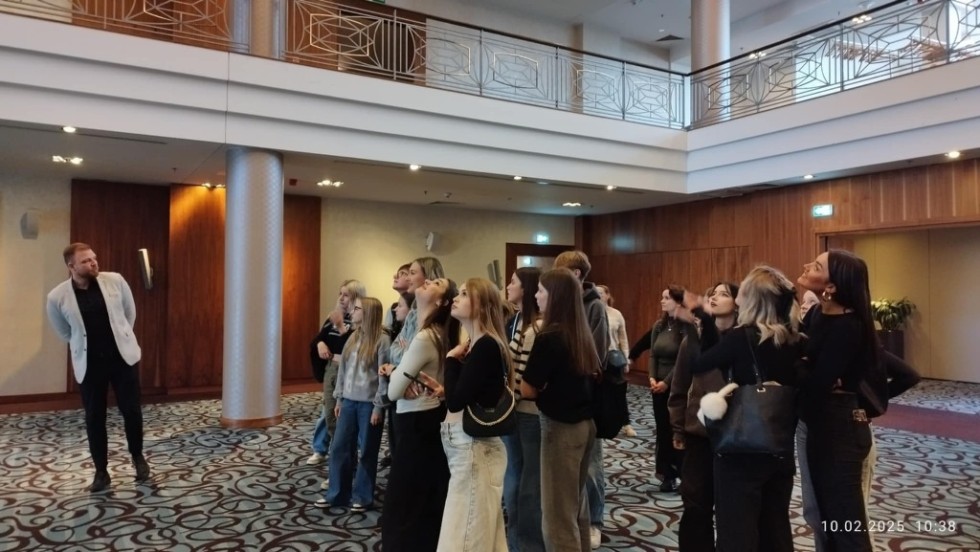 Uczniowie Technikum nr 3 z wizytą w Sheraton Sopot Hotel.