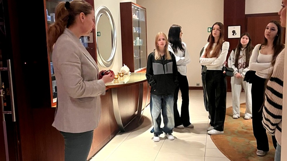 Uczniowie Technikum nr 3 z wizytą w Sheraton Sopot Hotel.
