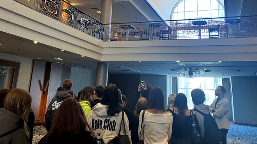 Uczniowie Technikum nr 3 z wizytą w Sheraton Sopot Hotel.