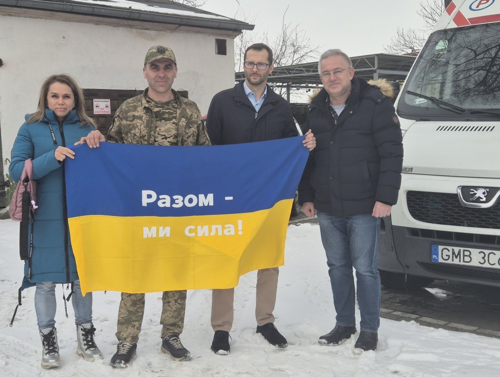 Dar Powiatowego Centrum Zdrowia w Malborku dla walczącej Ukrainy.