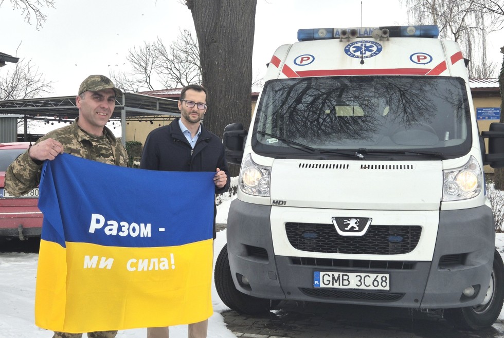 Dar Powiatowego Centrum Zdrowia w Malborku dla walczącej Ukrainy.