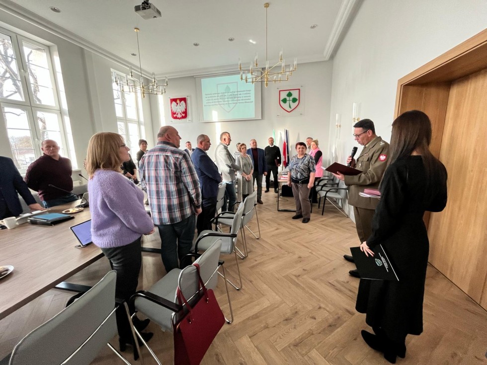 Nowy Staw. Halina Teresa Błaszczyk z odznaczeniem Ministra Obrony Narodowej.