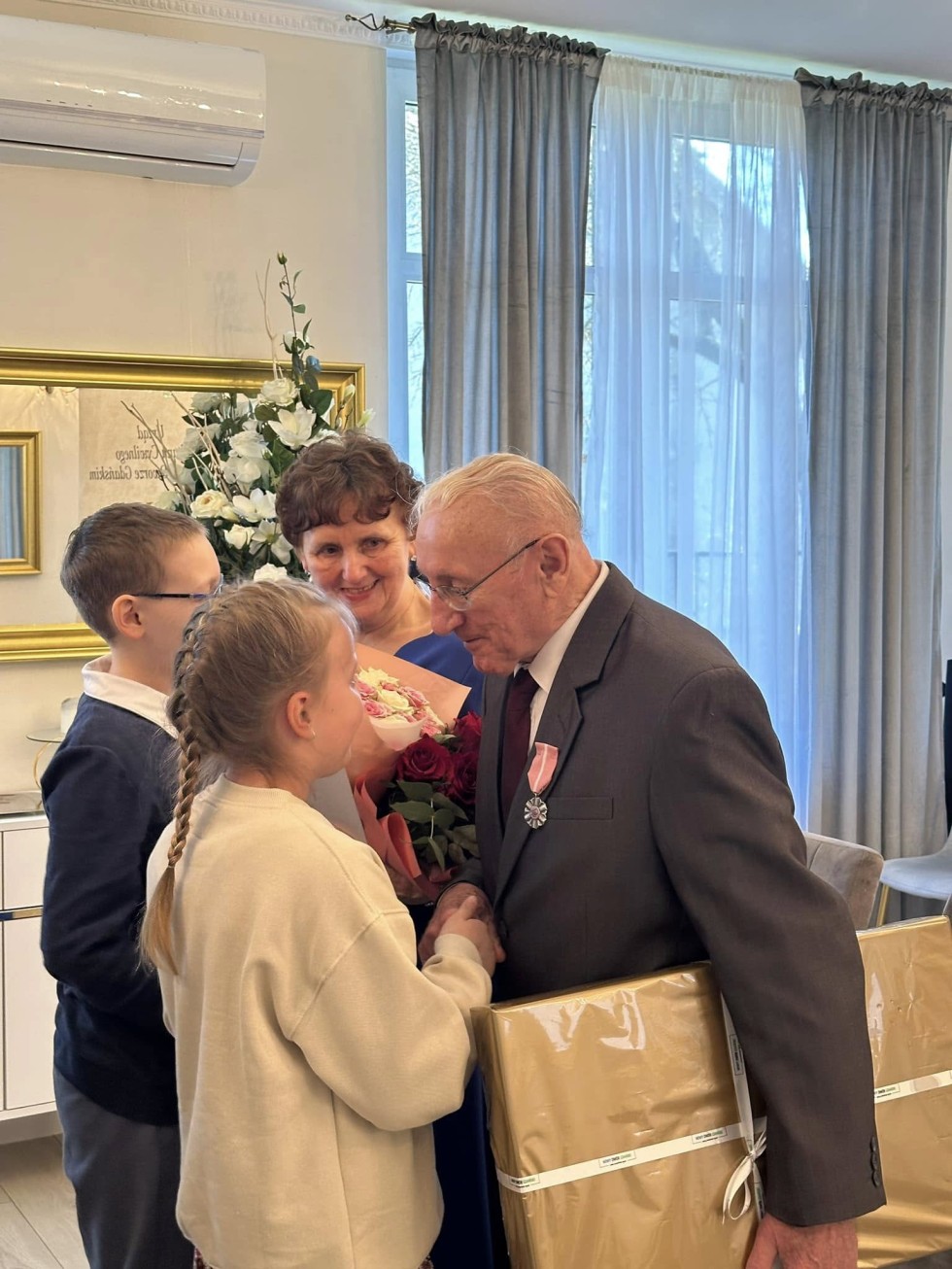 Nowy Dwór Gdański. Złote Gody państwa Eugenii i Eugeniusza Kozłowskich.