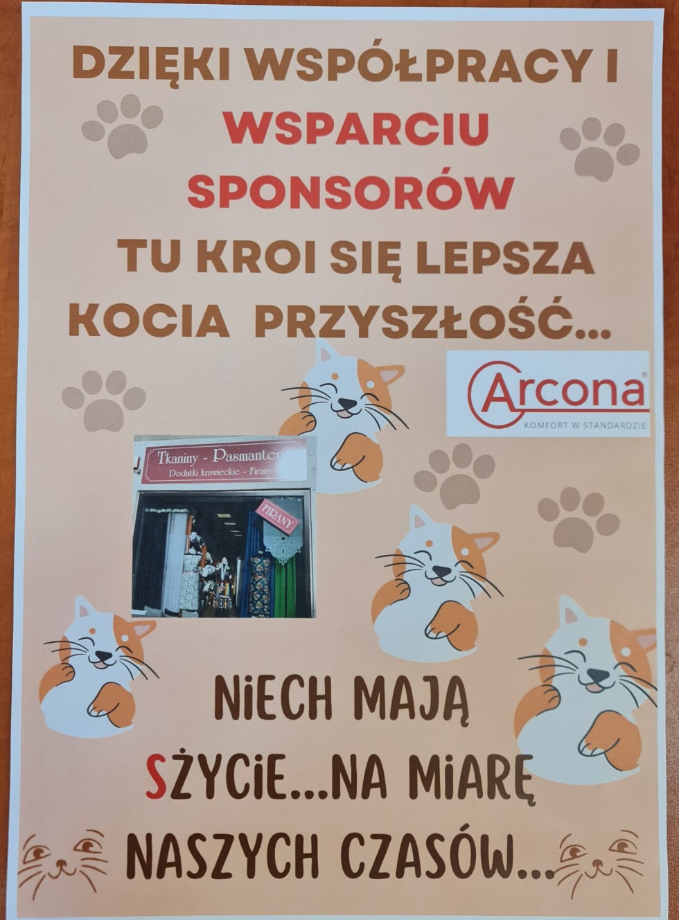 Uczniowie Technikum nr 3 wspomogli malborskiego REKSa – uszyli legowiska dla kotów.