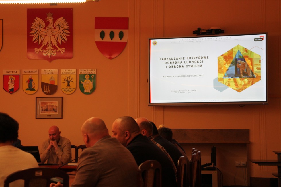 Ochrona ludności i obrona cywilna głównym tematem konwentu samorządowców powiatu sztumskiego.
