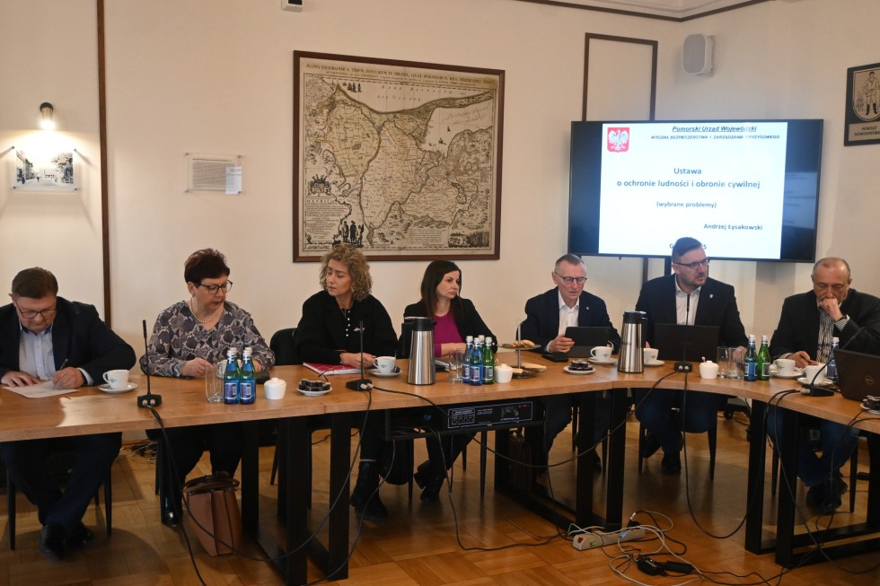 Obrona cywilna i ochrona ludności tematem szkolenia w Powiecie Nowodworskim.