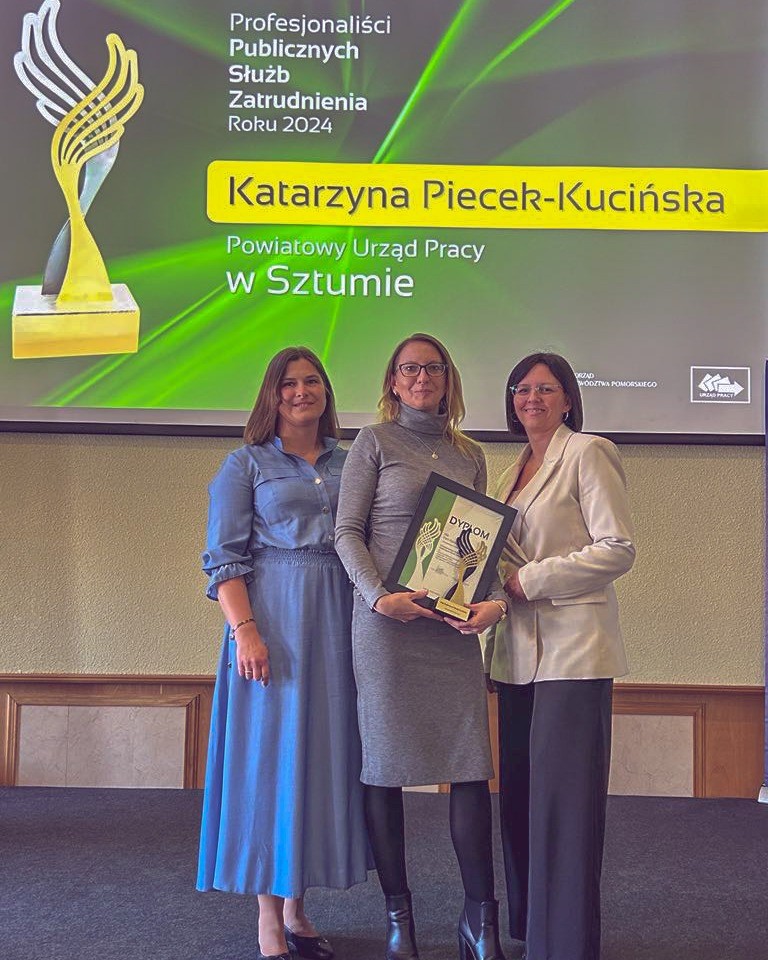 Powiat sztumski. Katarzyna Piecek-Kucińska z tytułem Profesjonalista Publicznych Służb Zatrudnienia Roku 2024.