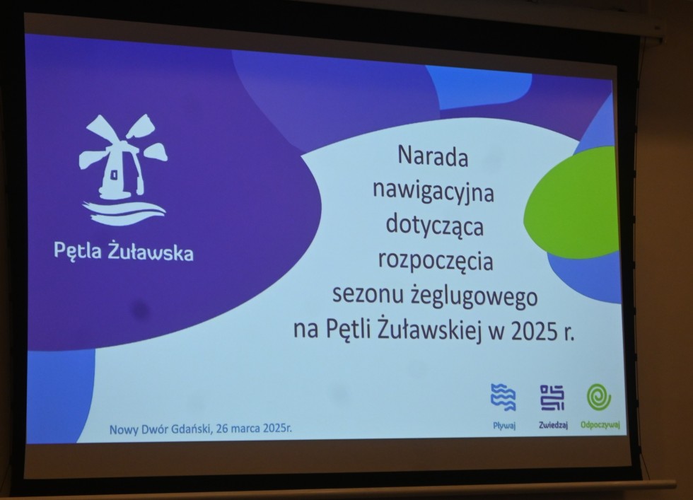 Sezon żeglarski 2025 na Pętli Żuławskiej – odbyła się Narada Nawigacyjna.